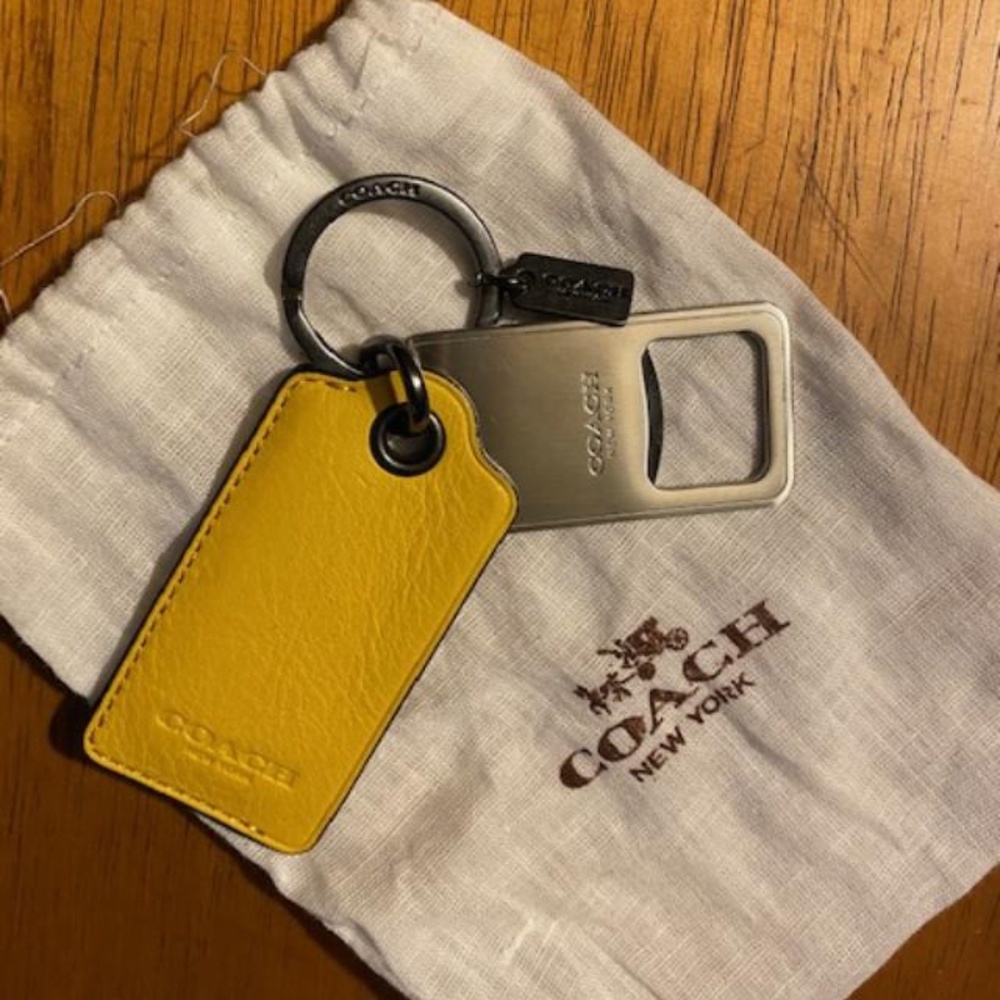 Authentic Coach Key Chain and Bottle Opener